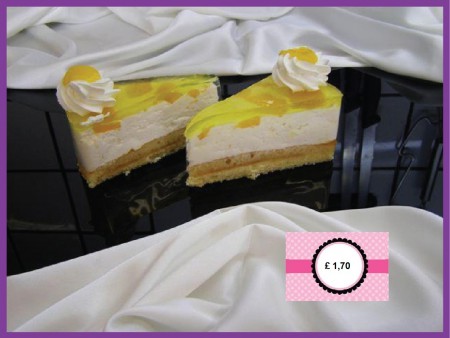CP04 /  fruit cheese-cake / mandarine